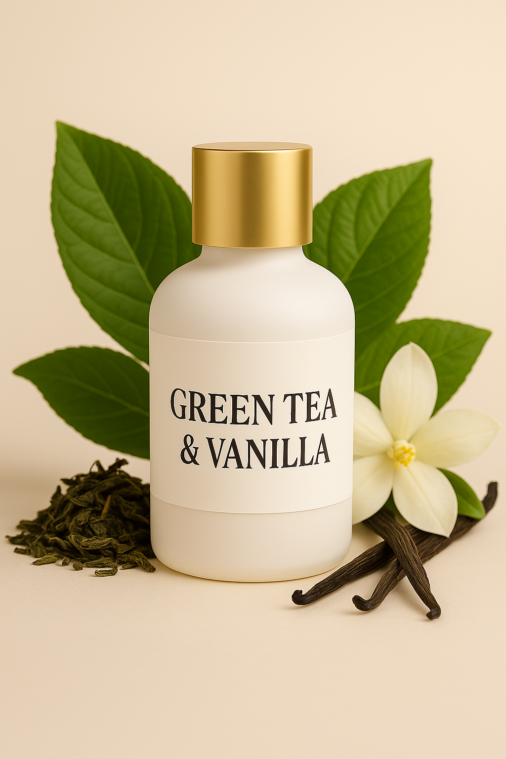 Green Tea & Vanilla Fragrance Oil – Fresh Green Tea, Creamy Vanilla & Soft Musk for Diffusers and HVAC Scent Systems